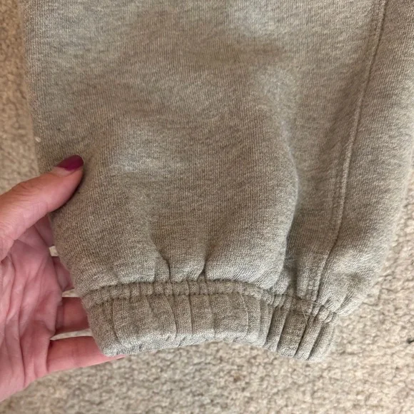 WAO M EUC fleece grey relaxed fit cozy jogger - Picture 6 of 6